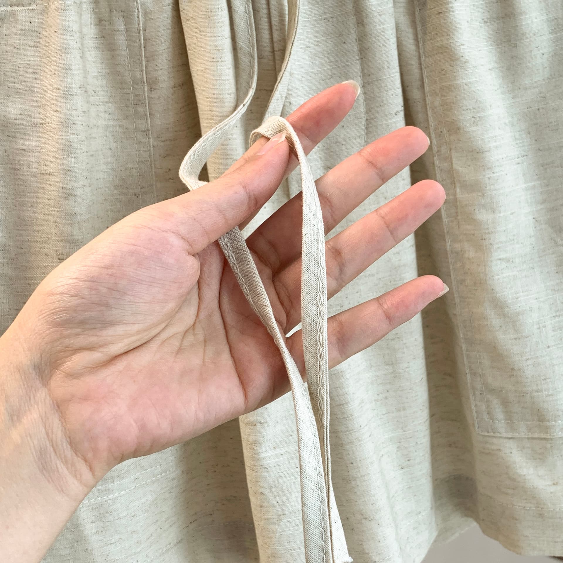 실사 레이스 허리 머리 아마 반바지 여성 여름 새로운 루즈핏 슬림해 보이는 다용도 넓은 다리 캐주얼 바지 상세 이미지 10