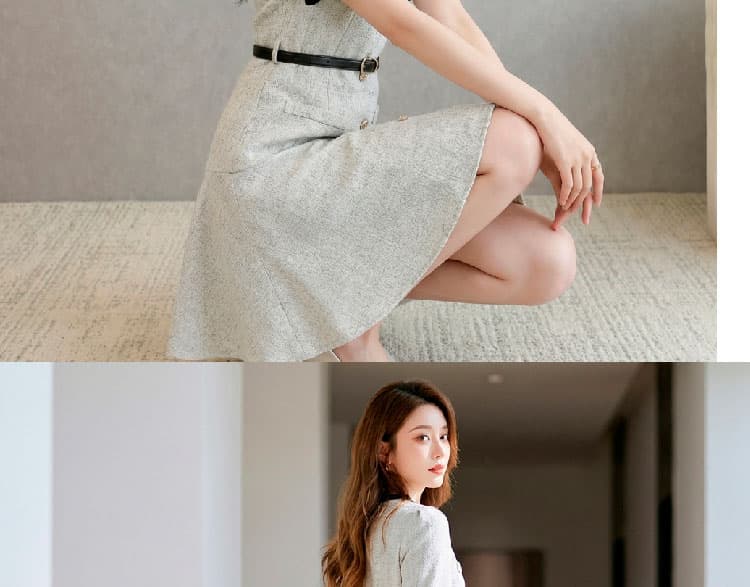 프랑스식 작은 샤넬 스타일 프릴 여성 드레스 2026 년 여름 새로운 숙녀 품격 치마 상세 이미지 17