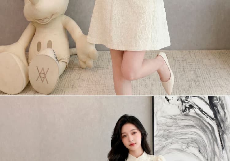 실사 프랑스식 향상된 버전 치파오 드레스 여름 새로운 작은 키 문예 디자인 센스 소녀 품격 드레스 상세 이미지 19