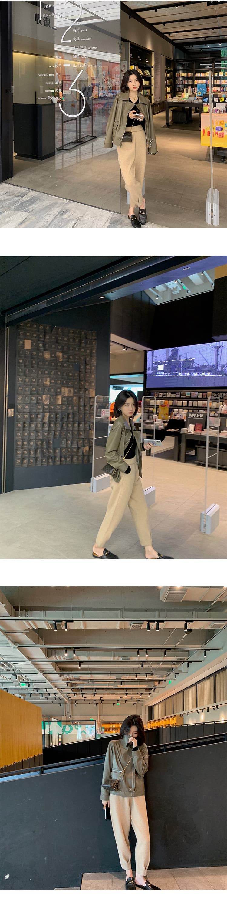 편안함 차트 발 구두 디자인 센스 다용도 슬림해 보이는 캐주얼 바지 여성 가을 새로운 상세 이미지 27