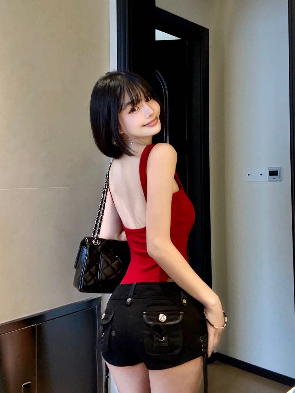 아메리칸 핫걸 순수한 욕망 바람 올인원 화이트 캐미솔 외출용 여름 인사이드 가져 가라. 만나는 섹시함 맨위 상세 이미지 24