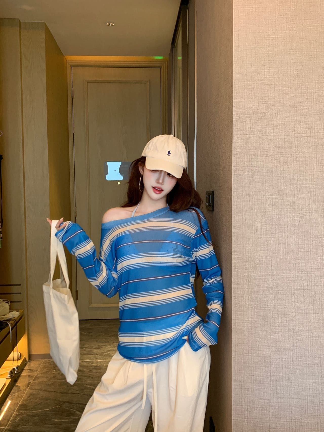 순수한 욕망 섹시함 V넥 캐미솔 여성 드레스 발레 바람 레이스 방귀 커튼 패치워크 몸매 가꾸기 슬림해 보이는 맨위 상세 이미지 15