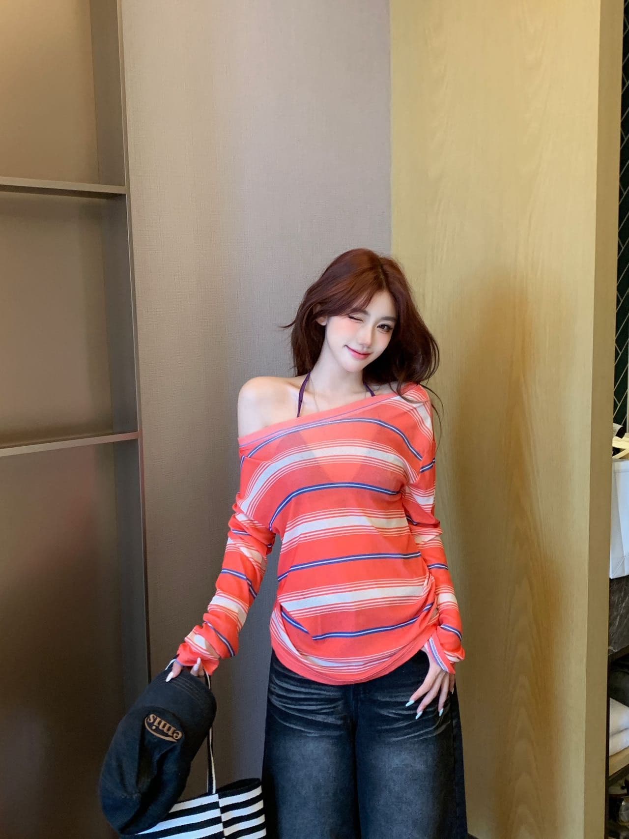순수한 욕망 섹시함 V넥 캐미솔 여성 드레스 발레 바람 레이스 방귀 커튼 패치워크 몸매 가꾸기 슬림해 보이는 맨위 상세 이미지 17