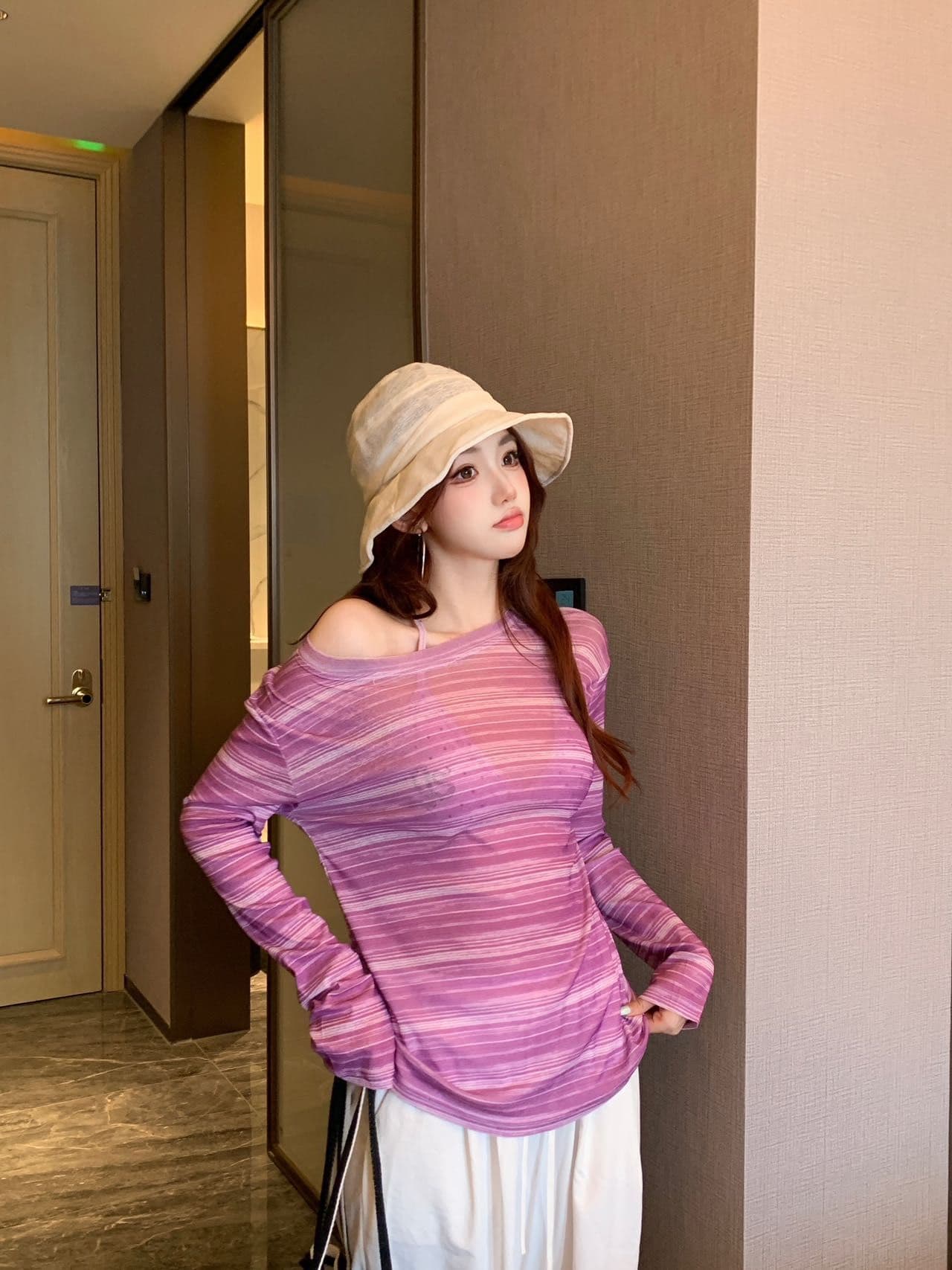 순수한 욕망 섹시함 V넥 캐미솔 여성 드레스 발레 바람 레이스 방귀 커튼 패치워크 몸매 가꾸기 슬림해 보이는 맨위 상세 이미지 26
