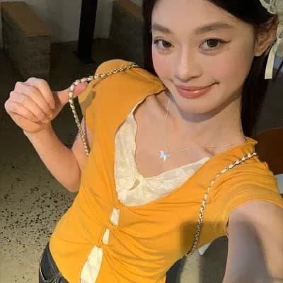 한 부서 핫걸 페이크 레이어드 도트 무늬 레이스 반팔 티셔츠 여성 여름 몸매 가꾸기 디자인 센스 작은 대중 슬림해 보이는 맨위 트렌디 상세 이미지 2