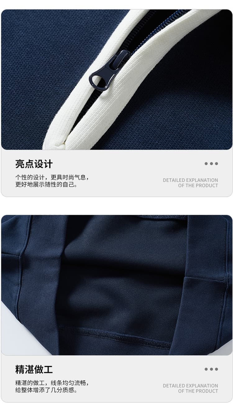 실사 2025 가을 겨울 새로운 폴로 칼라 하프 지퍼 후드티 남자 루즈핏 편안함 조수 브랜드 캐주얼 긴팔 POLO 셔츠 상세 이미지 16