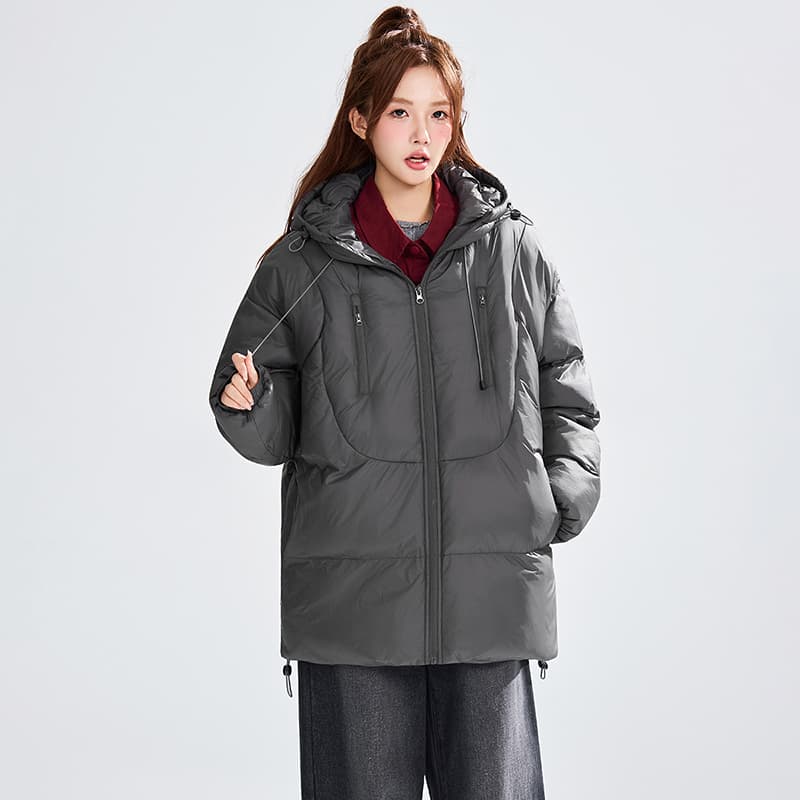 겨울 의류 조수 브랜드 보온 면 의류 후드 루즈핏 핏 스타일 캐주얼 다용도 두꺼운 패딩 재킷 목화 진딧물 방한 재킷 남자 이미지 4