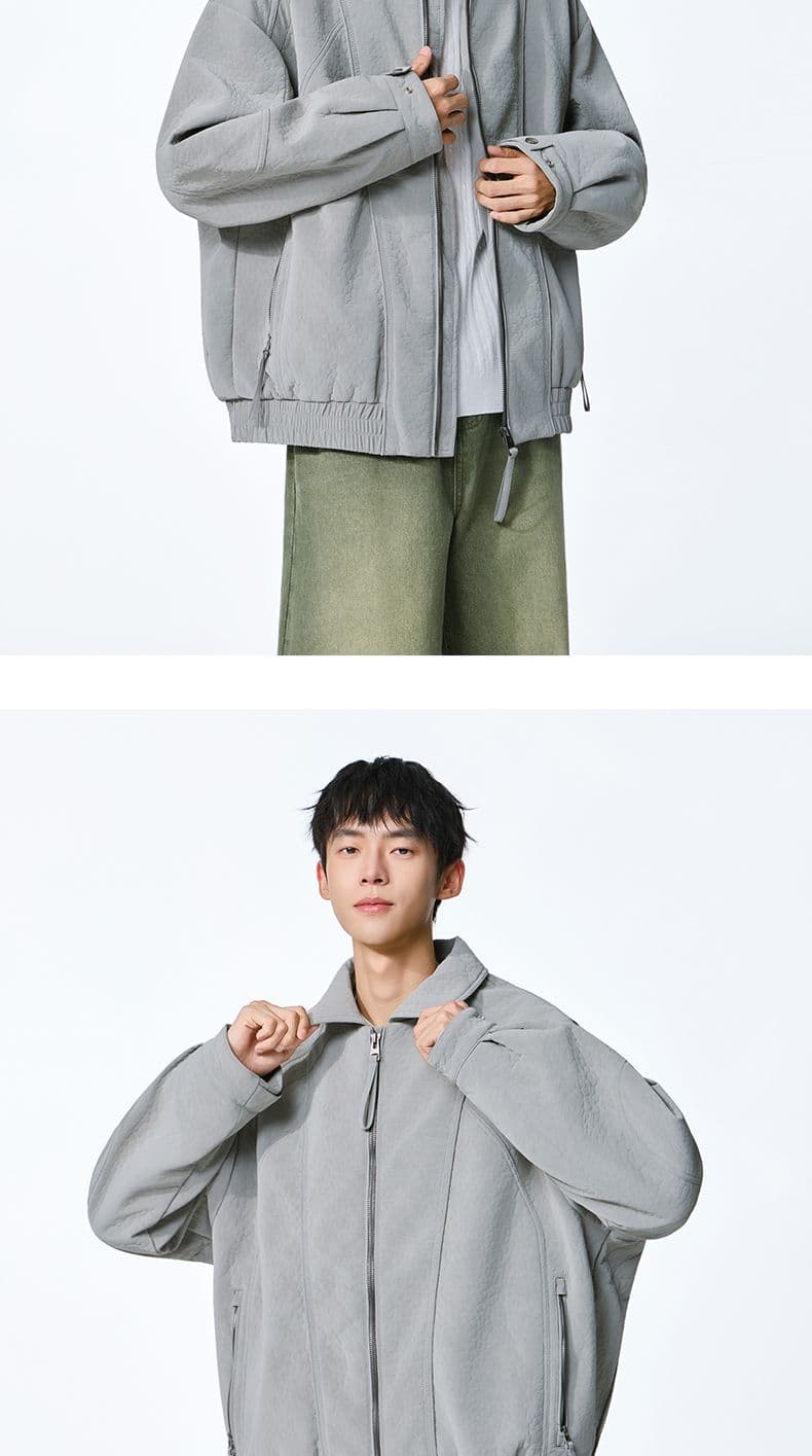겨울 보온 아메리칸 레트로 PU 가죽 폴로 칼라 재킷 남자 조수 브랜드 고급 센스 다용도 캐주얼 재킷 면 의류 상세 이미지 15