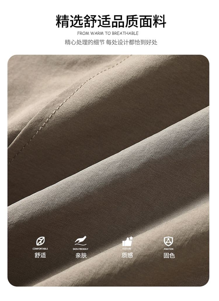 겨울 보온 아메리칸 레트로 모피 칼라 폴로 칼라 재킷 남자 조수 브랜드 고급 센스 다용도 캐주얼 재킷 면 의류 상세 이미지 4