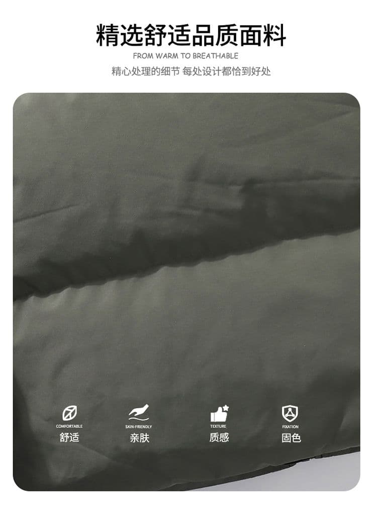 아메리칸 레트로 다운 재킷 남자 겨울 조수 브랜드 디자인 센스 패딩 재킷 보온 방한 고급 스탠드 칼라 90 다운 재킷 상세 이미지 5