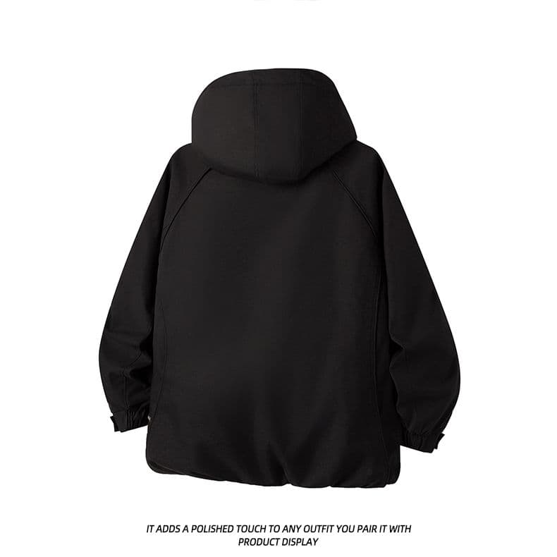 90 플러시 후드 워크웨어 다운 재킷 남성 일본식 레트로 다용도 보온 캐주얼 다운 야외 감기 예방 재킷 상세 이미지 5