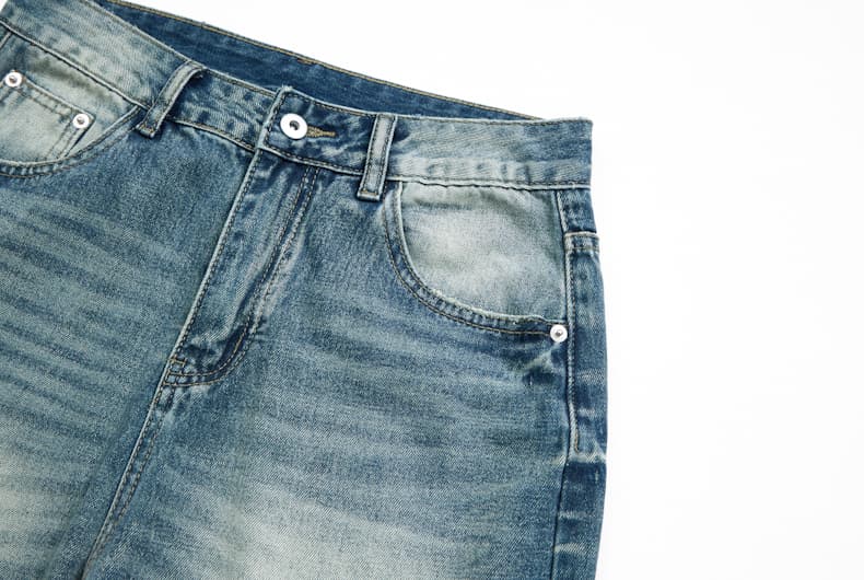 아메리칸 레트로 작은 대중 디자인 센스 부츠컷 청바지 남녀 스트레이트 cleanfit 슬림해 보이는 캐주얼 커플 바지 상세 이미지 15