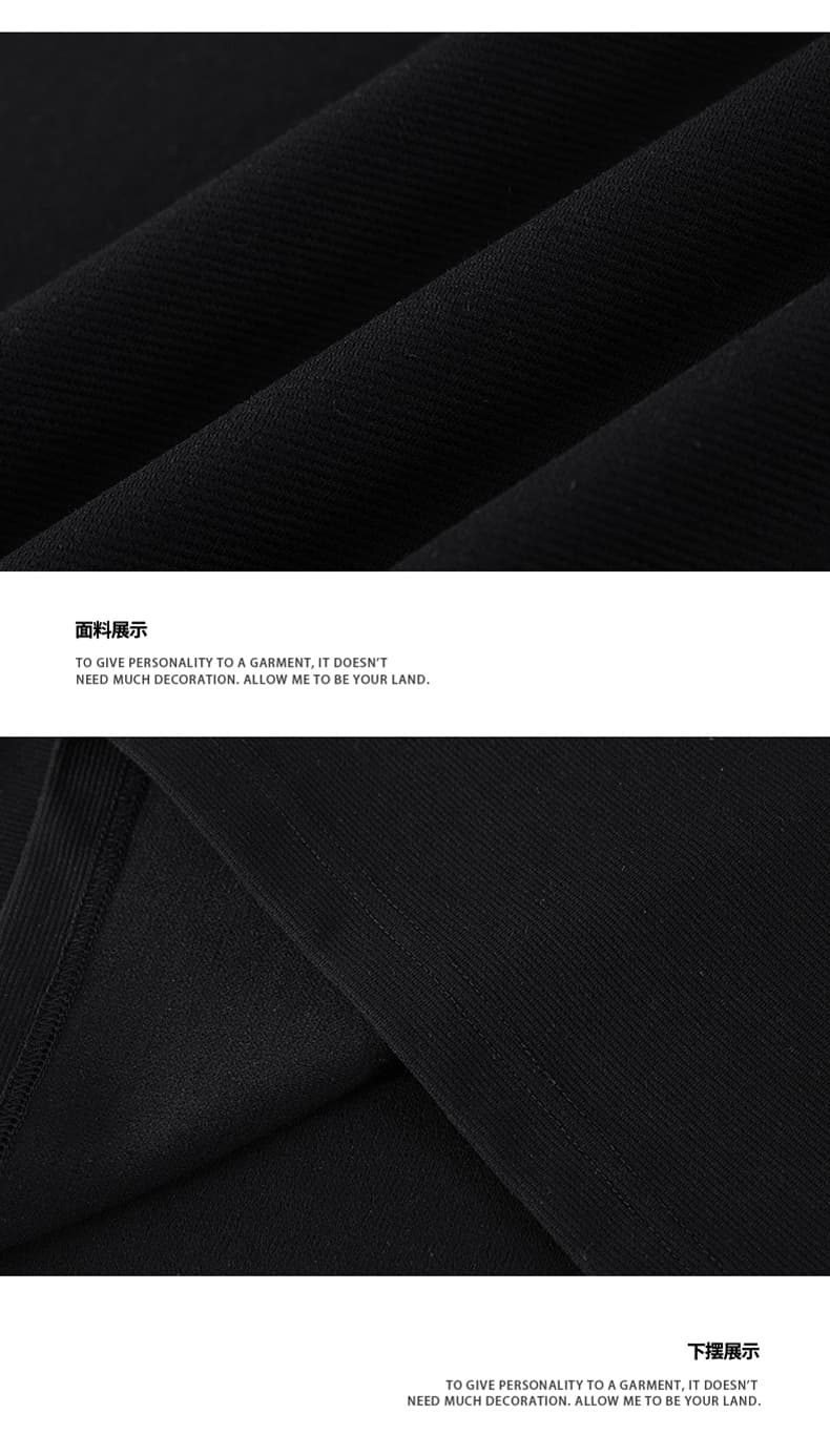 실사 2026 여름 새로운 남성 삽입 어깨 소매 반팔 티셔츠 질감 센스 루즈핏 라운드 넥 미니멀리즘 캐주얼 다용도 상세 이미지 8