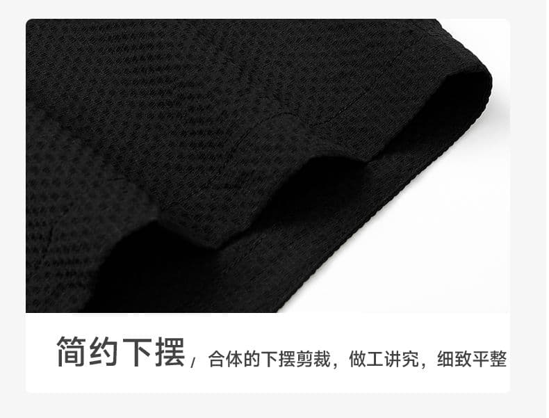 실사 2026 여름 새로운 반팔 POLO 셔츠 남자 버블 그리드 루즈핏 조수 브랜드 캐주얼 일본식 폴로 칼라 티셔츠 상세 이미지 14