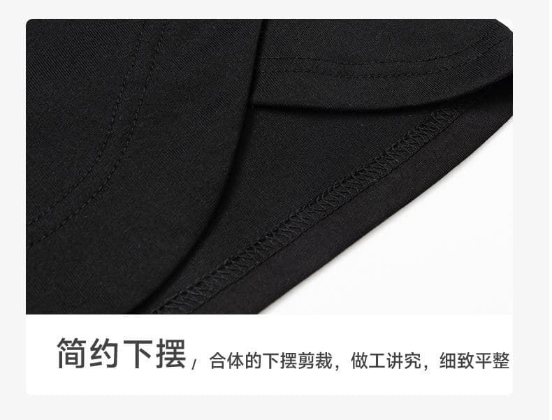 여름 새로운 조수 브랜드 밑단 불규칙 디자인 반팔 티셔츠 남자 무거운 루즈핏 트렌드 패션 잘 생긴 반팔 상세 이미지 14