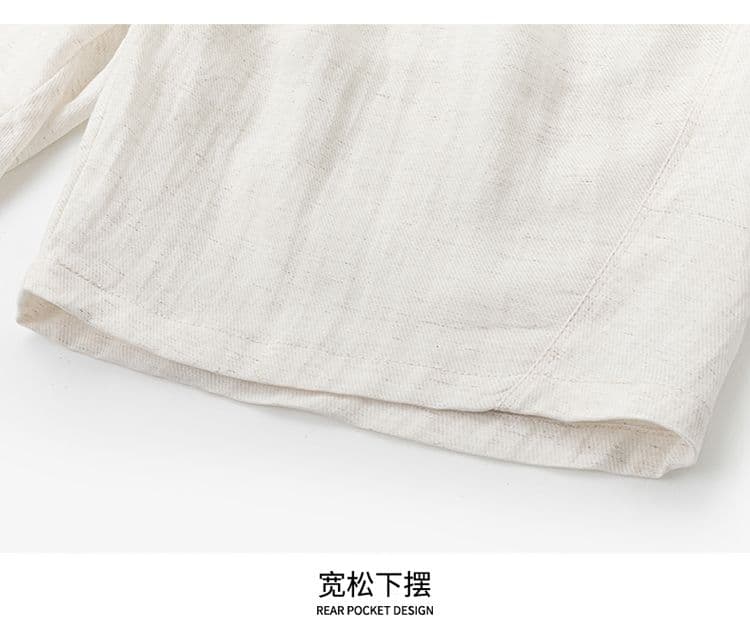 실사 2026 여름 얇은 스타일 라이 경기 서울 아마 반바지 편안함 스트레이트 질감 센스 5 점 반바지 남자 상세 이미지 13