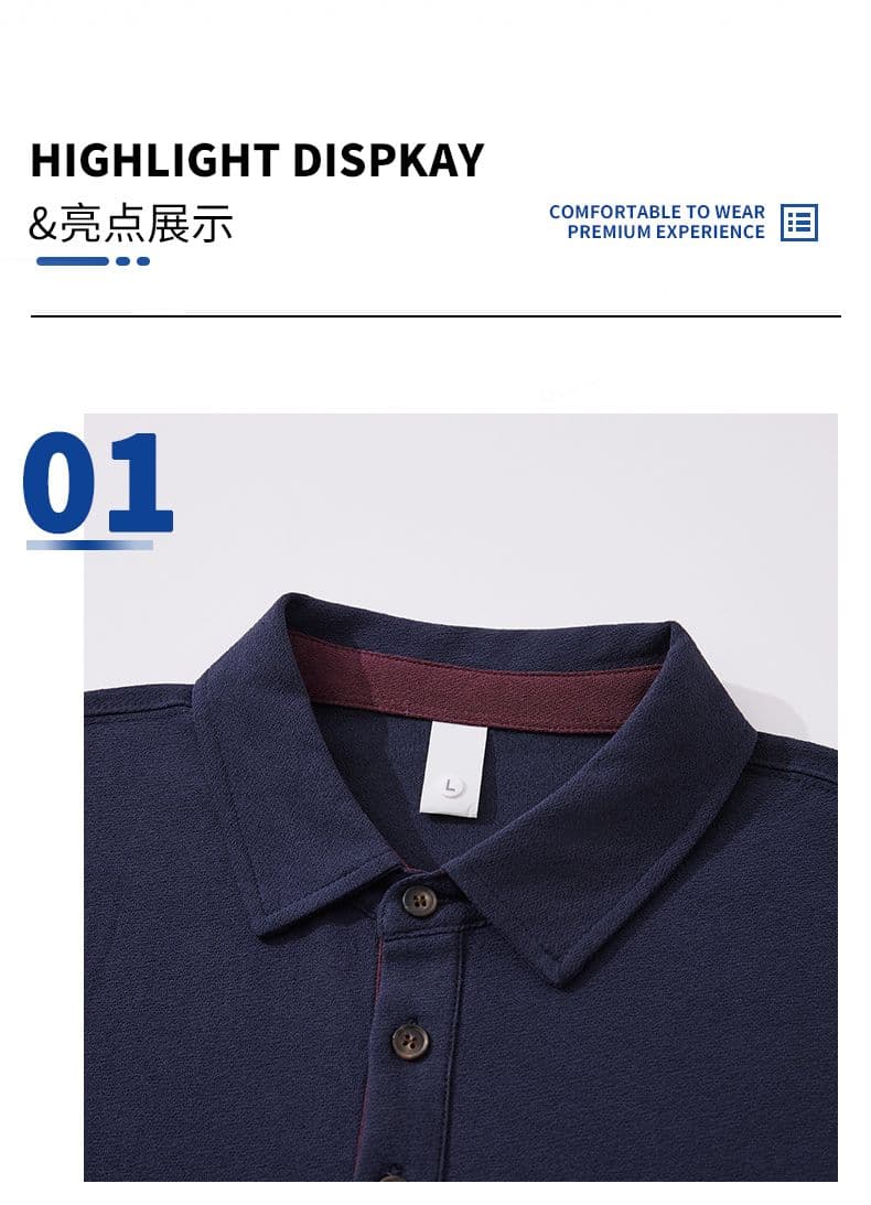 실사 여름 새로운 반팔 POLO 셔츠 남자 루즈핏 다용도 면 100% 편안함 통기성 폴로 칼라 티셔츠 남자 상세 이미지 6