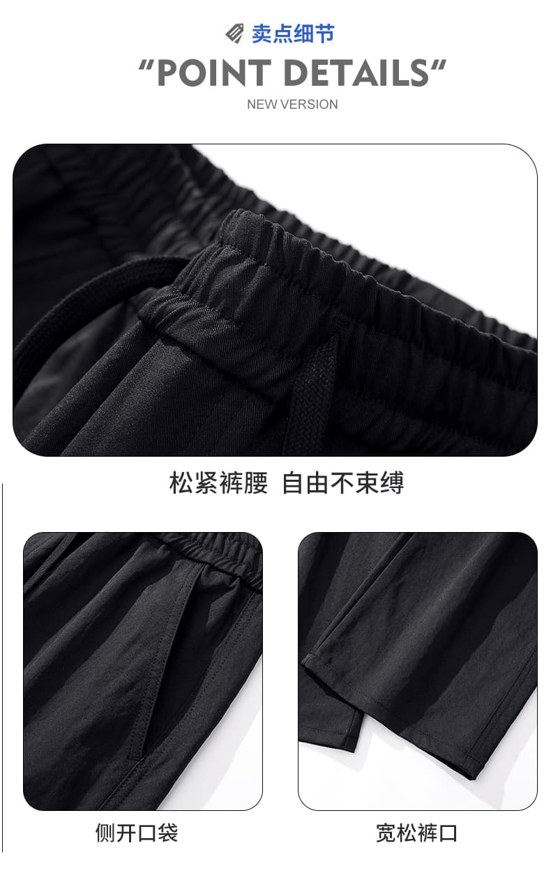 실사 가을 새로운 야외 기능 워크웨어 팬츠 남자 다용도 낙하산 병 바지 높음 거리 조수 브랜드 넓은 다리 캐주얼 바지 상세 이미지 4