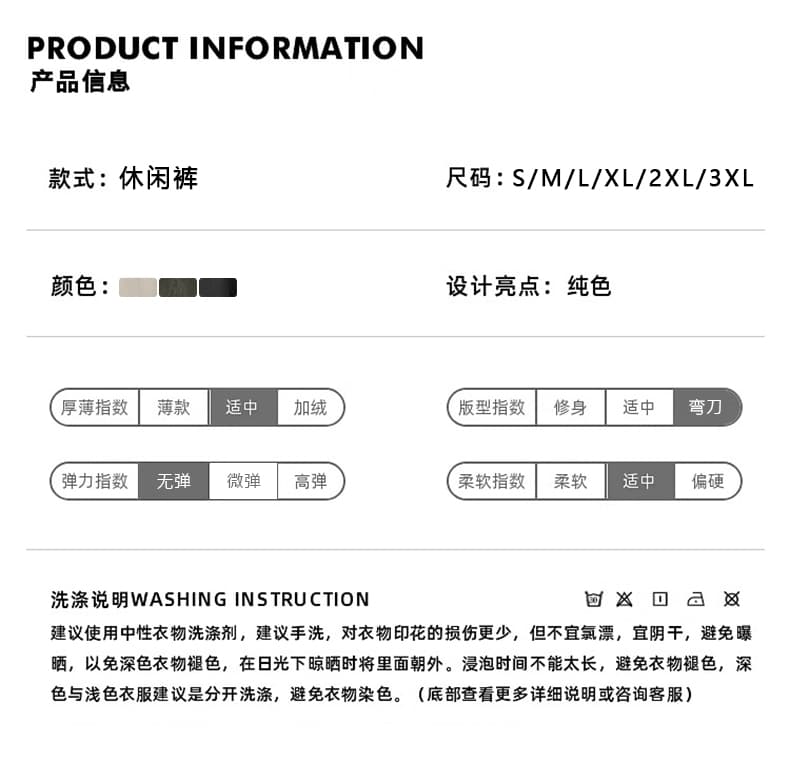 아메리칸 레트로 워싱 순면 모통이 칼 캐주얼 바지 남자 여자 스트레이트 루즈핏 워크웨어 조수 브랜드 넓은 다리 바닥 청소 바지 상세 이미지 3