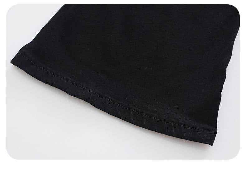 실사 아메리칸 cleanfit 작은 모통이 칼 검정색 청바지 디스플레이 가오 시안 다리 길이 남자 여자 워시 물 신축성 긴 바지 상세 이미지 16