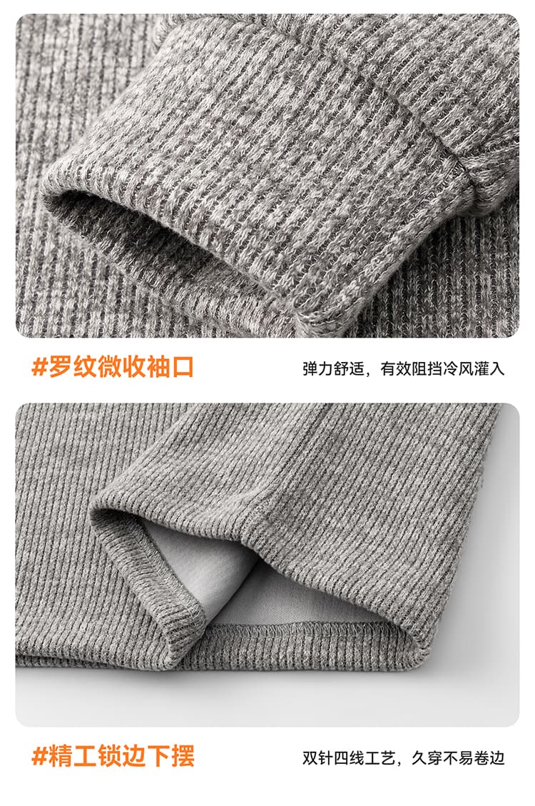 실사 2026 가을 겨울 새로운 무거운 페이크 레이어드 후드티 남자 루즈핏 편안함 긴팔 다용도 일상 출퇴근 맨위 상세 이미지 12