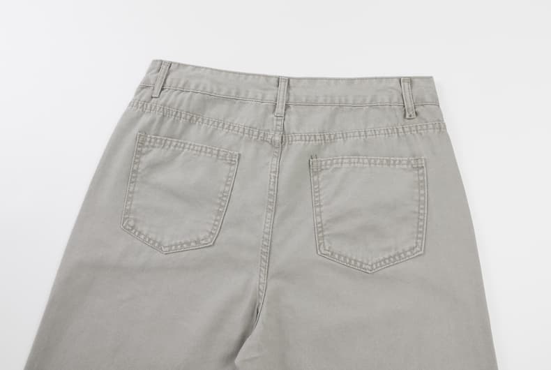실사 아메리칸 워싱 해체 cleanfit 구슬 항해 캐주얼 바지 남녀 루즈핏 넓은 다리 조수 브랜드 다용도 바닥 청소 바지 상세 이미지 25