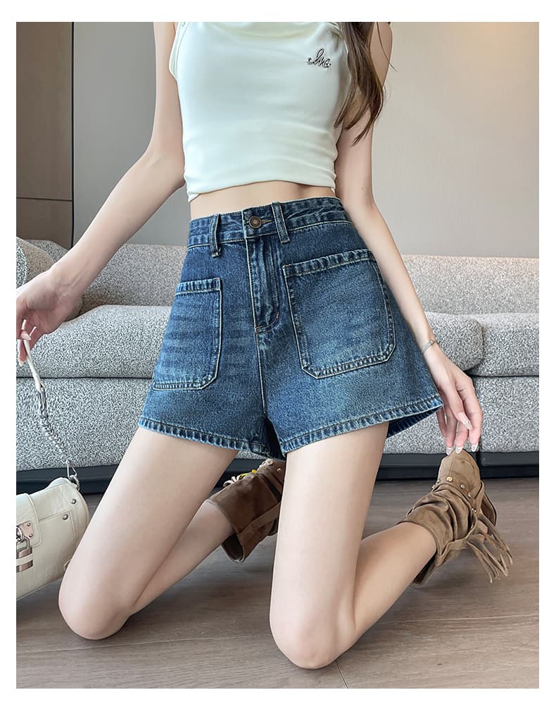 2026 여름 새로운 데님 반바지 상세 이미지 8