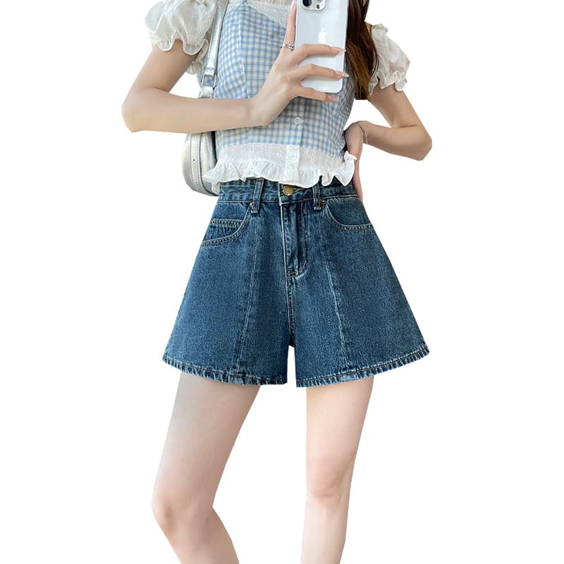 2026 여름 새로운 데님 반바지 이미지 5