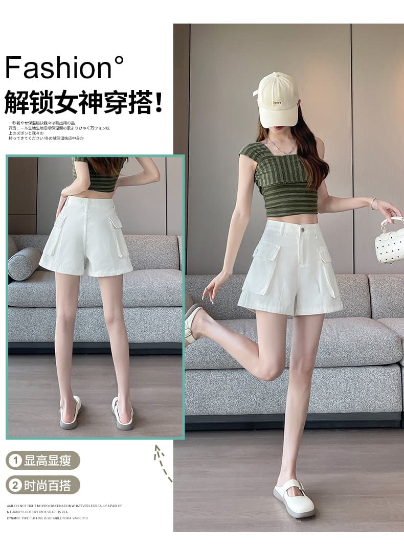 2026 여름 새로운 데님 반바지 상세 이미지 3