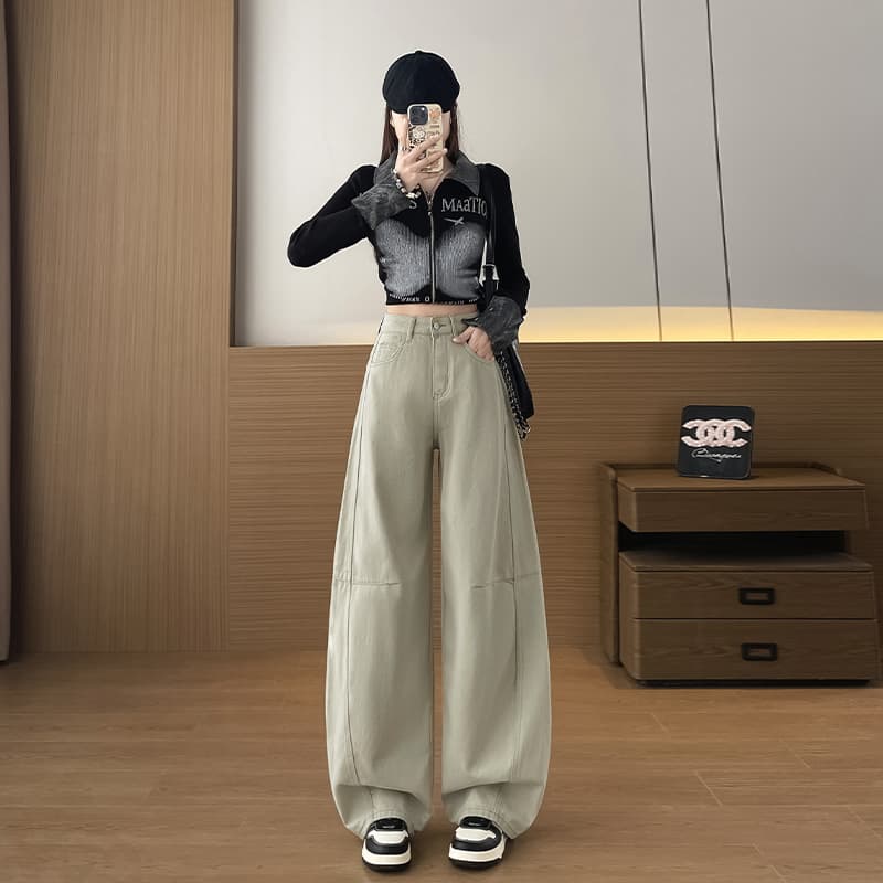 2026 가을 데님 모통이 칼 바지 이미지 2