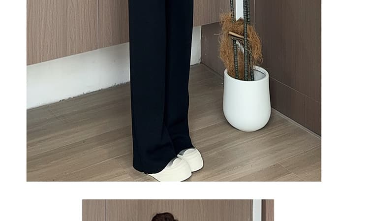 모유 수유 가을 새로운 패션 슬림해 보이는 캐주얼 루즈핏 자수 배색 라운드 넥 니트 수유 세트 투피스 세트 상세 이미지 20