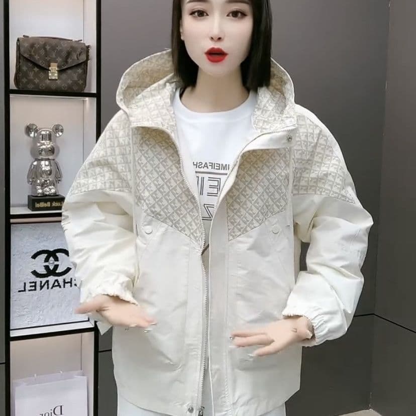 유럽 상품 한국 스타일 패션 다용도 패치워크 색상 맨위 트렌디 2026 봄 새로운 고급 후드 루즈핏 캐주얼 재킷 재킷 이미지 5