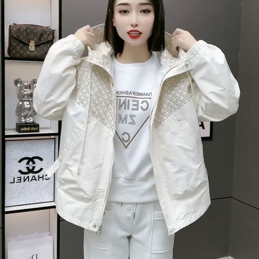 유럽 상품 한국 스타일 패션 다용도 패치워크 색상 맨위 트렌디 2026 봄 새로운 고급 후드 루즈핏 캐주얼 재킷 재킷 상세 이미지 6