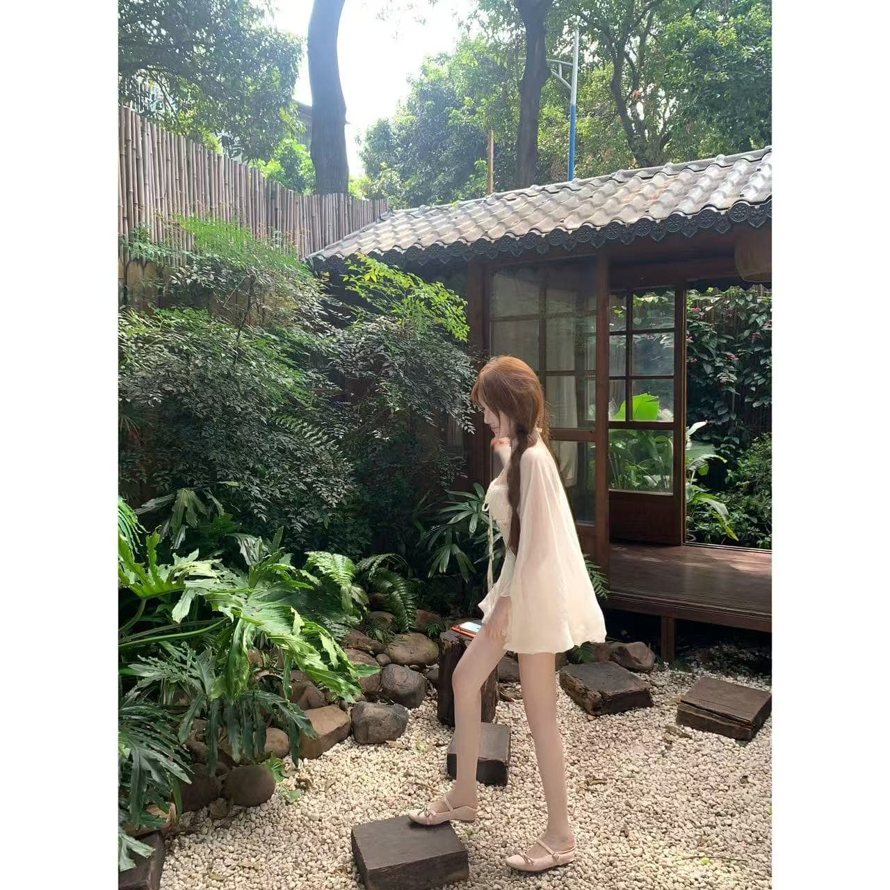 루이 茜 웨이 Sher S 하프 컵 달빛 여름 국풍 새로운 중식 오리지널 디자인 드레스 r7229f 상세 이미지 6