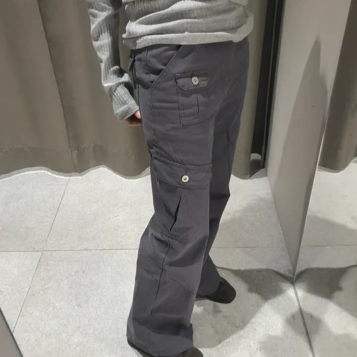 레트로 주머니 바지