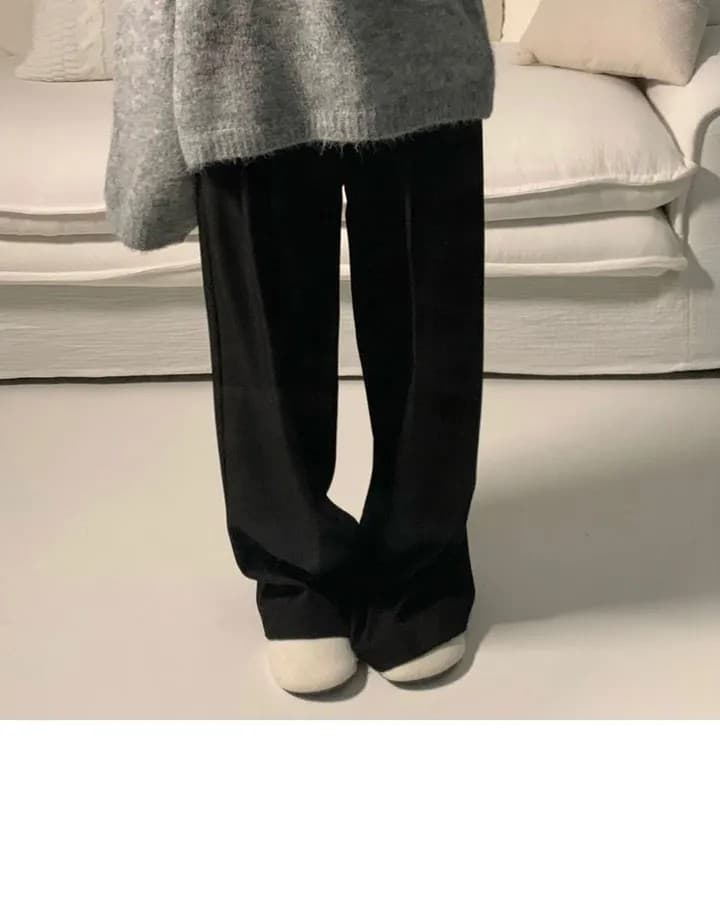 여름 롱 코트 측면 밴딩 와이드 레그 팬츠 상세 이미지 26