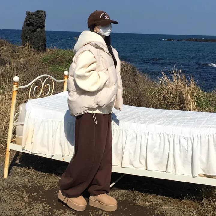 재스민 풍선 조거 바지 하이웨이스트 슬림해 보이는 상세 이미지 7