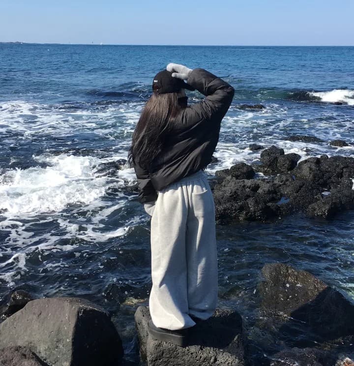 재스민 풍선 조거 바지 하이웨이스트 슬림해 보이는 상세 이미지 38