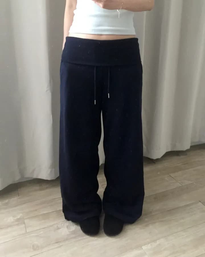레이 Na 허리 머리 로우 허리 바지 상세 이미지 2
