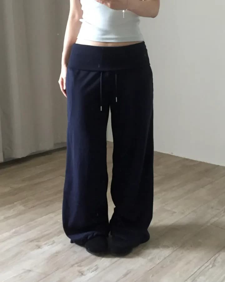 레이 Na 허리 머리 로우 허리 바지 상세 이미지 17