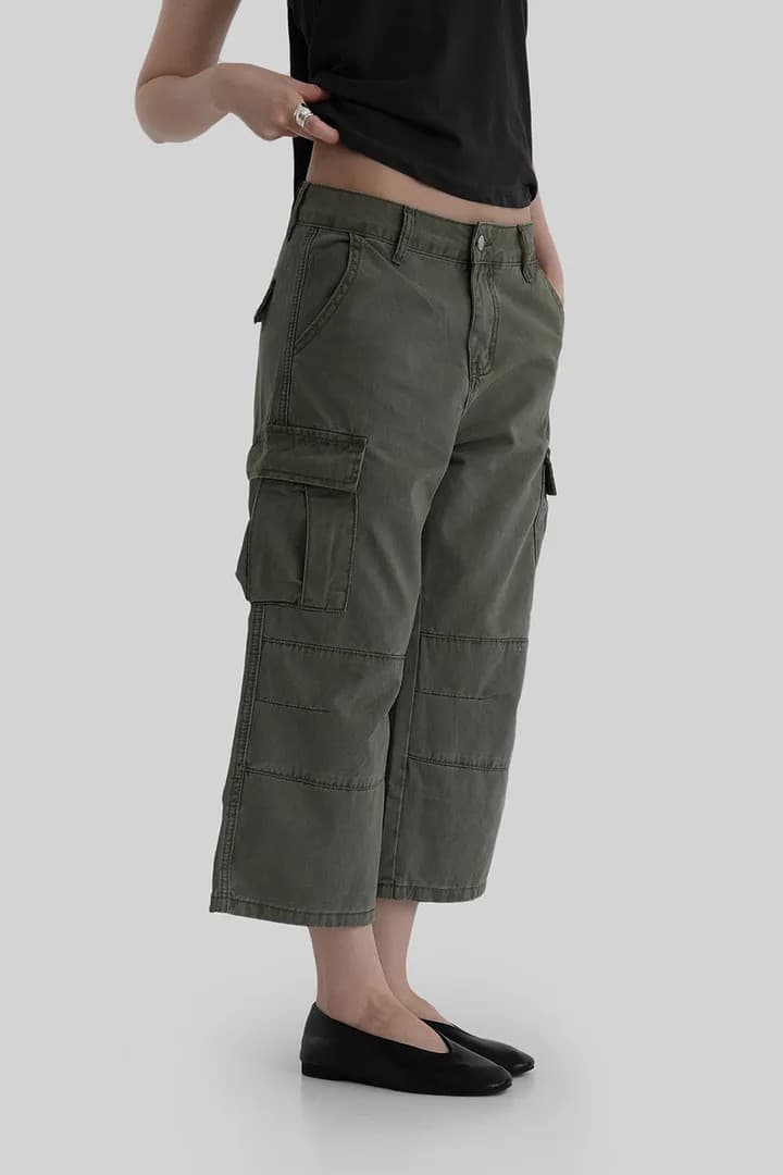 워싱 카드 cargo 긴 바지 30 사이즈 상세 이미지 15