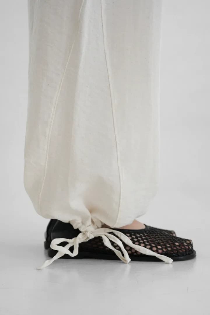 아마 넓은 다리 하렘 바지 상세 이미지 10