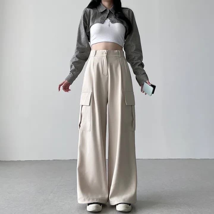 레이 지에 De fit 볼보 cargo 루즈핏 스트레이트 긴 바지 훈련 긴 바지 사이즈 선택 사항 상세 이미지 44