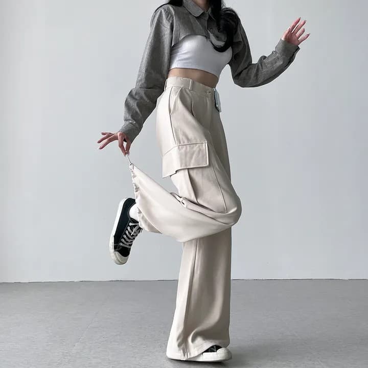 레이 지에 De fit 볼보 cargo 루즈핏 스트레이트 긴 바지 훈련 긴 바지 사이즈 선택 사항 상세 이미지 64
