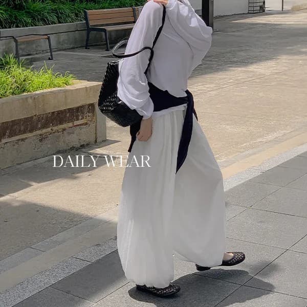 풍선 루즈핏 할란 와이드 레그 팬츠 44-110 상세 이미지 44