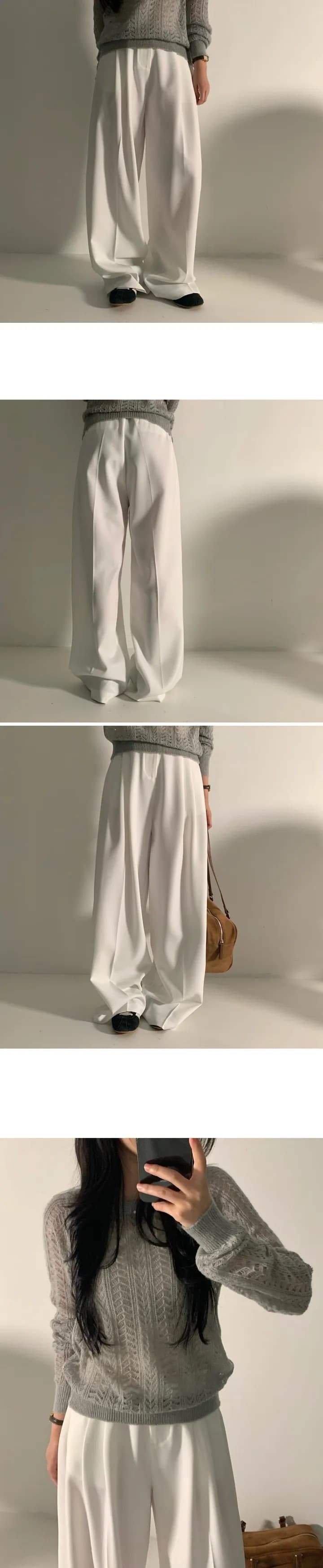 여름 롱 코트 측면 밴딩 와이드 레그 팬츠 3xl 상세 이미지 28