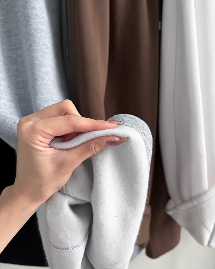 털이 있는 구름 센스 넓은 다리 길이 바지 훈련 바지 XL 상세 이미지 109