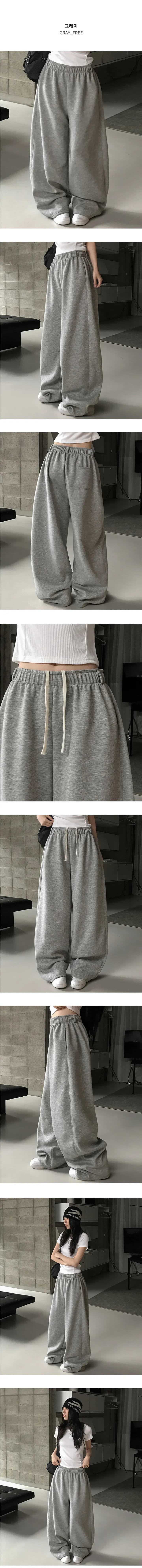 Pu 노래 측면 밴딩 벨트 펌프 Pleat 풍선 와이드 다리 길이 바지 사이즈 선택 사항 상세 이미지 5