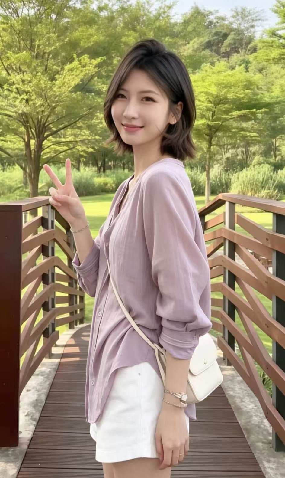 프랑스식 품격 V넥 얇은 스타일 긴팔 여성 셔츠 2026 새로운 여름 루즈핏 디자인 센스 캐주얼 자외선 차단 맨위 상세 이미지 2