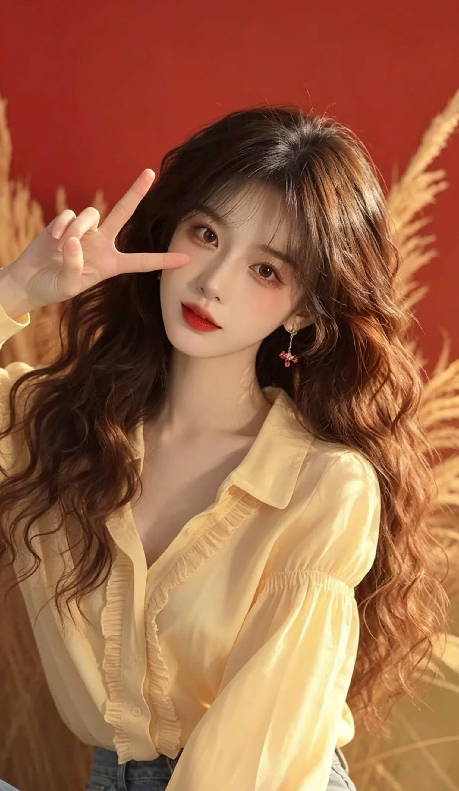 쉬폰 셔츠 2026 이른 봄 새로운 여성 의류 달콤함 공주 바람 고유 한 슈퍼 잘 생긴 긴팔 맨위 상세 이미지 3